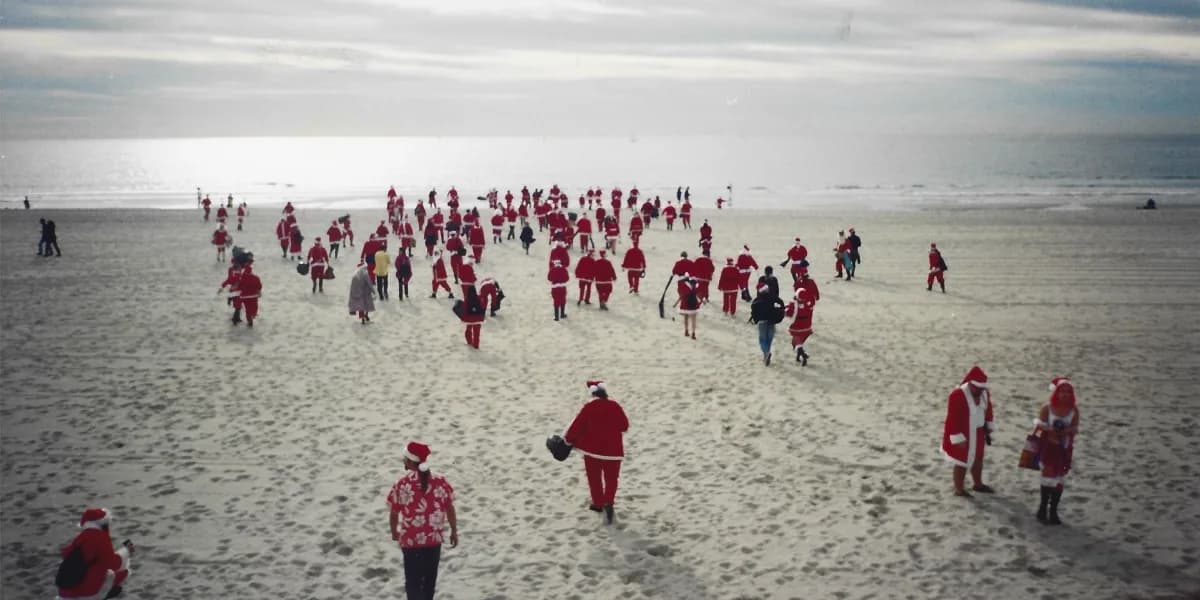 SANTACON event poster