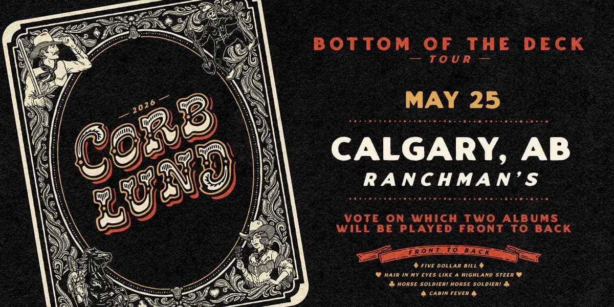 CORB LUND event poster