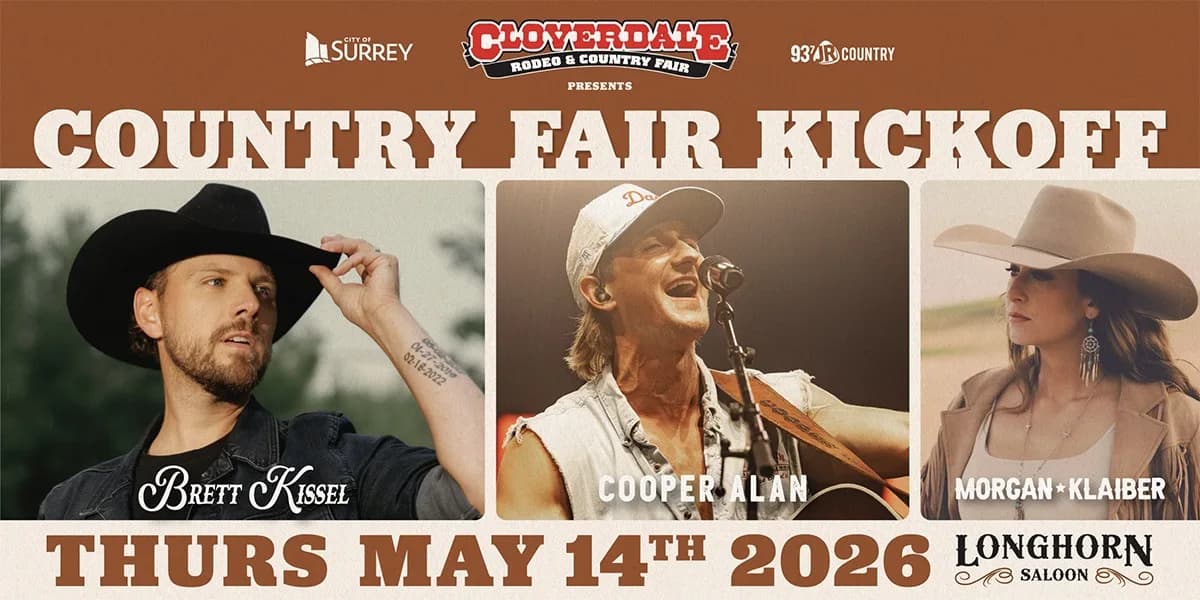 New! Country Fair Kickoff & Concert - Thursday, May 14th event poster