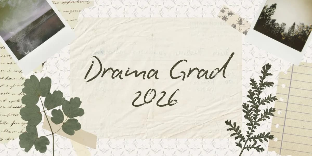 Drama Grad 2026 event poster