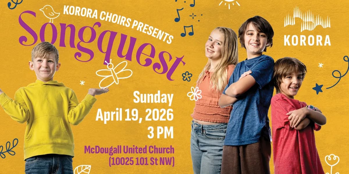Songquest event poster