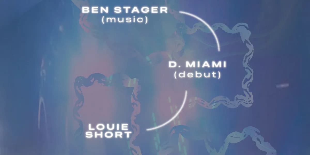 Ben Stager / D. Miami / Louie Short event poster