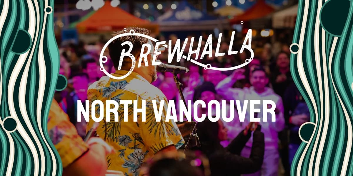Brewhalla North Vancouver event poster