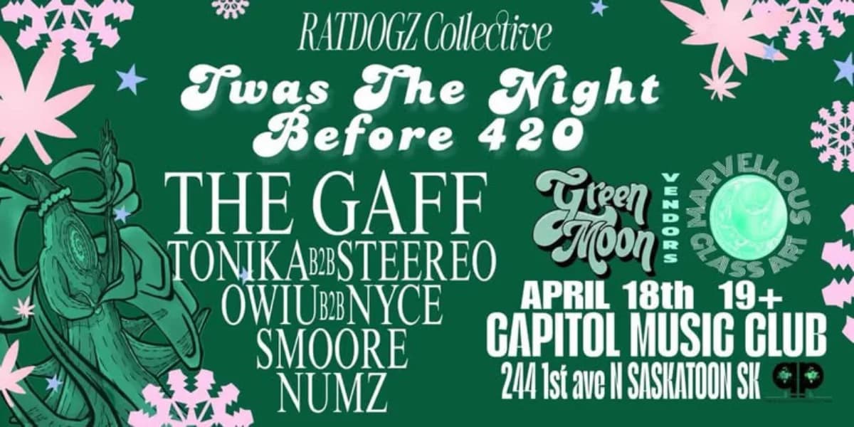 Ratdogz Collective - Twas The Night Before 420 event poster