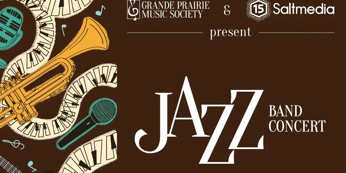 Grande Prairie Jazz Band Concert event poster