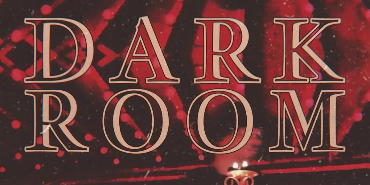DARK ROOM event poster