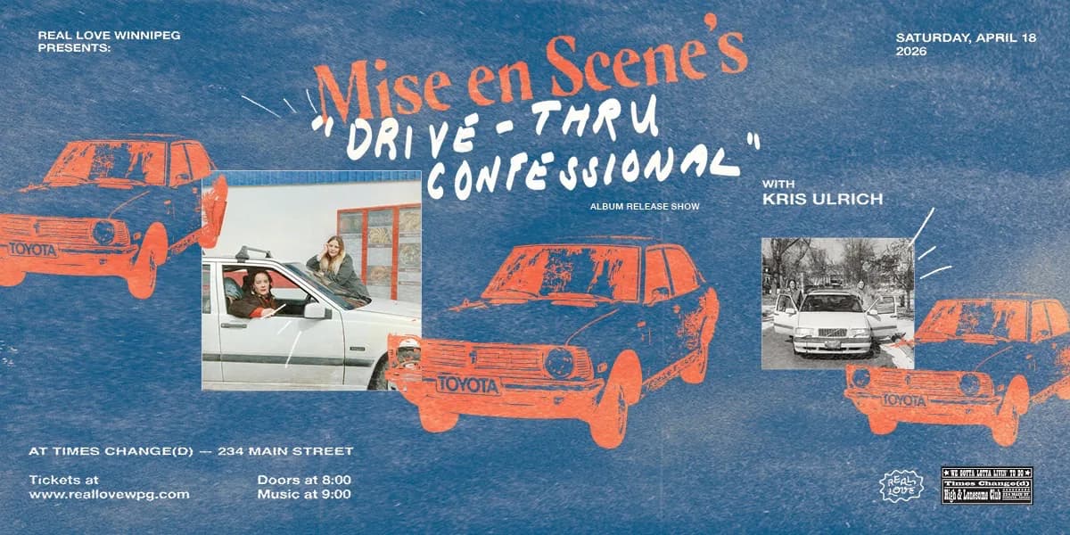 Mise en Scene "Drive-Thru Confessional" Album Release Show w/ Kris Ulrich event poster