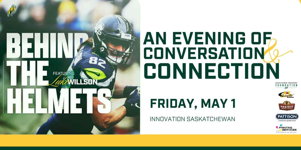 Behind the Helmets: An Evening of Conversation and Connection event poster