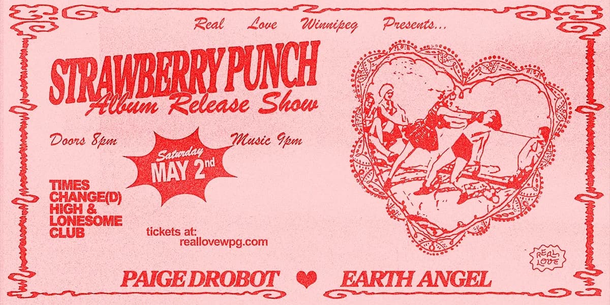 Strawberry Punch Album Release w/ Paige Drobot & Earth Angel event poster