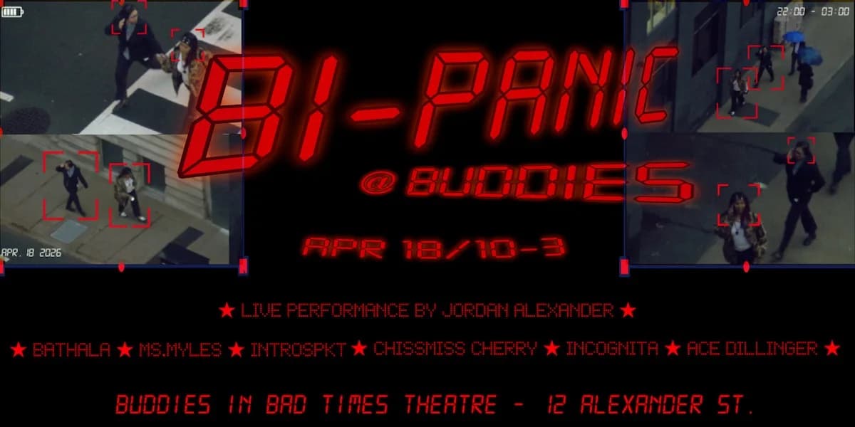 BI-PANIC event poster