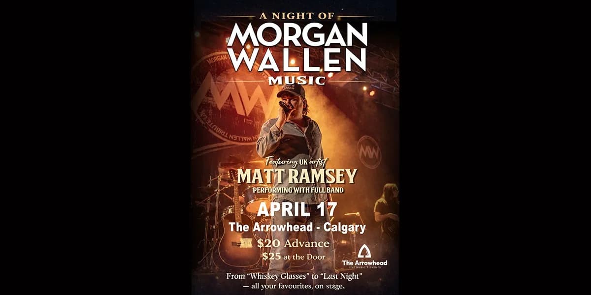 A Night Of Morgan Wallen Music - Calgary event poster