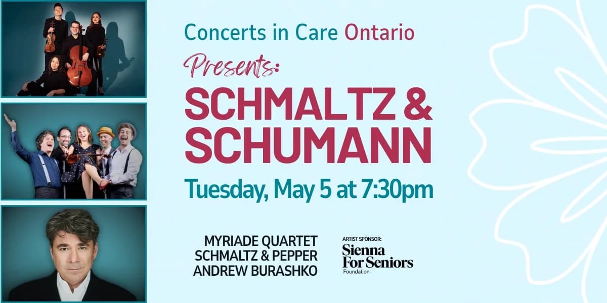Schmaltz and Schumann event poster