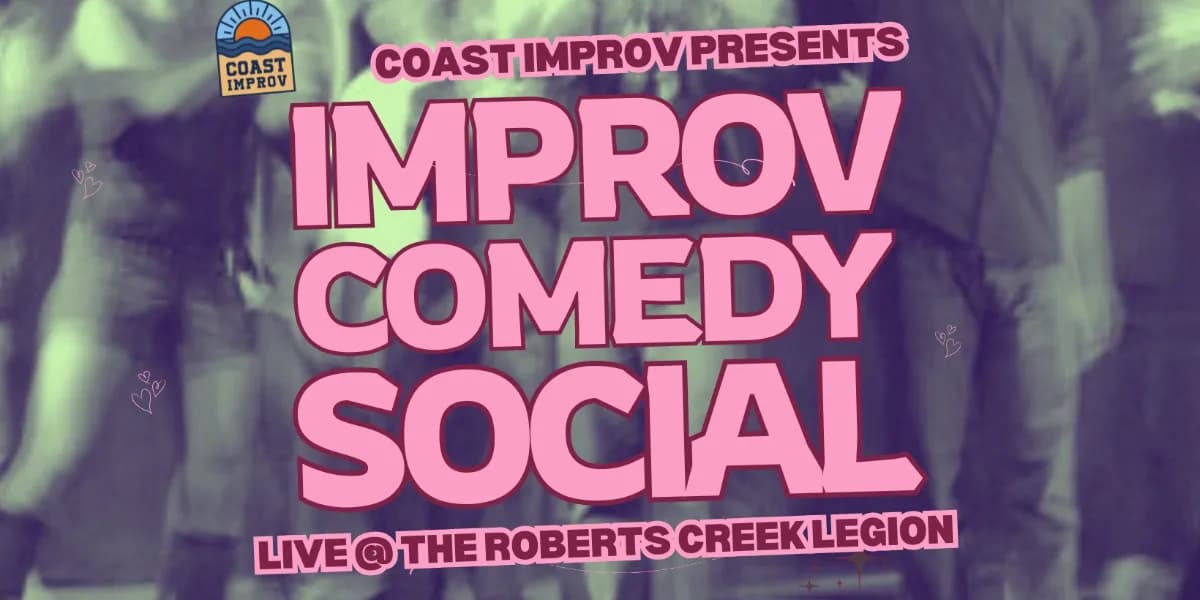 Improv Comedy Social - April 23 event poster