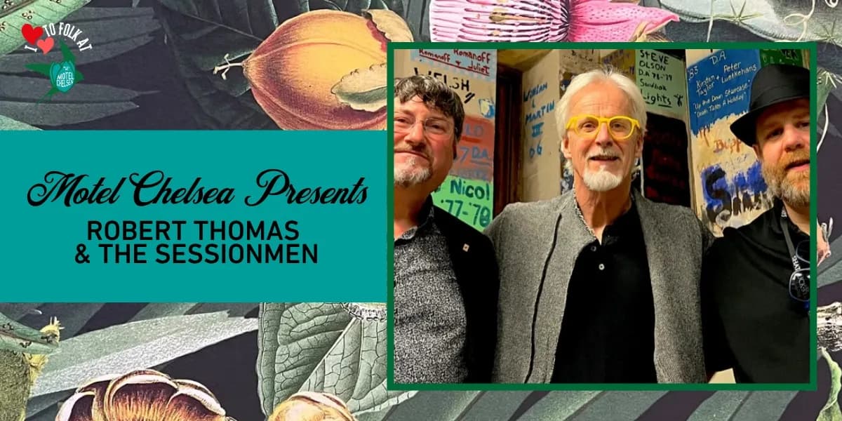 Robert Thomas & The Sessionmen event poster