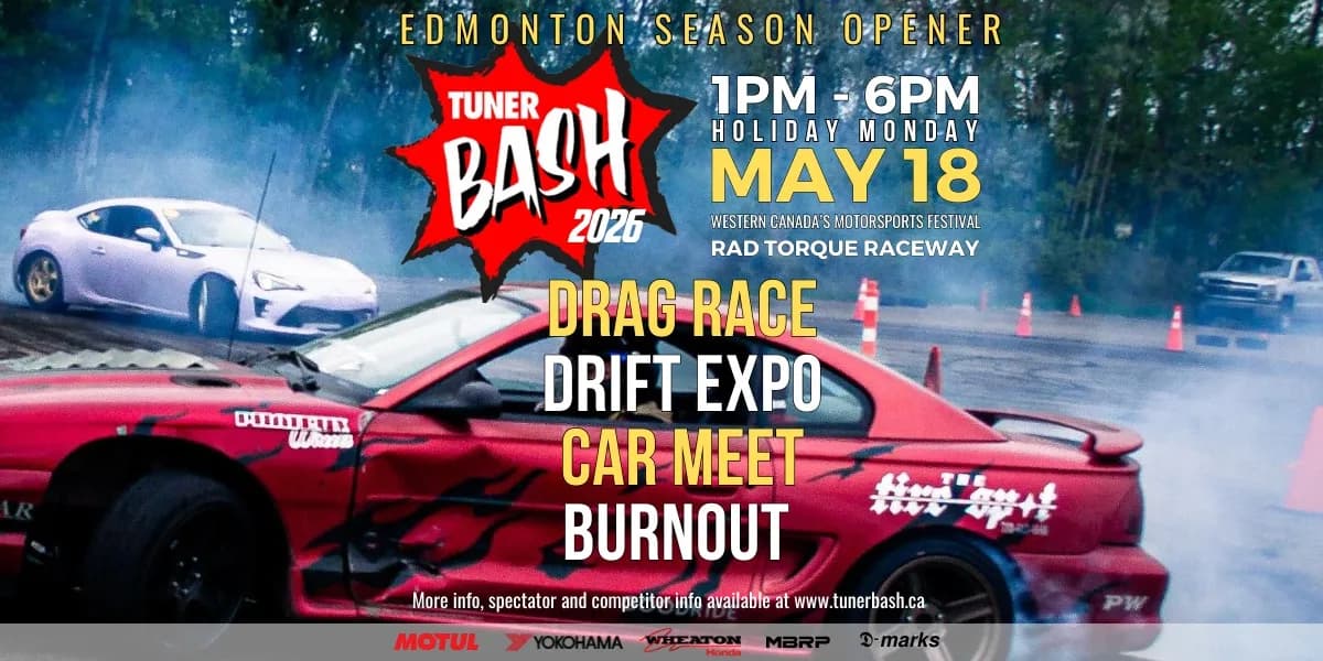 TUNERBASH Edmonton Opener event poster