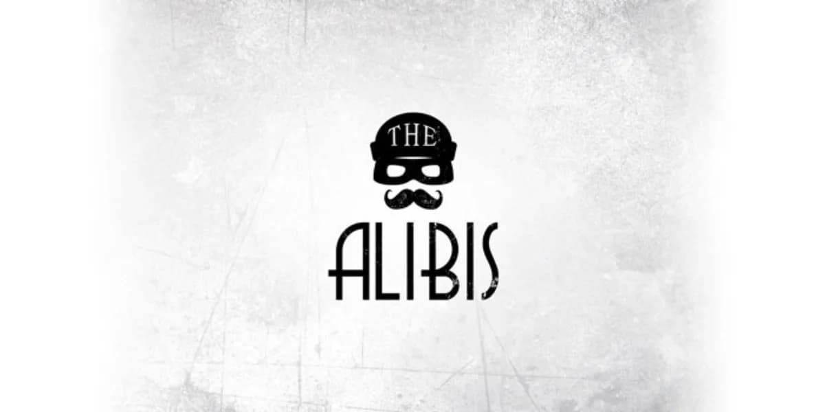 The Alibis event poster
