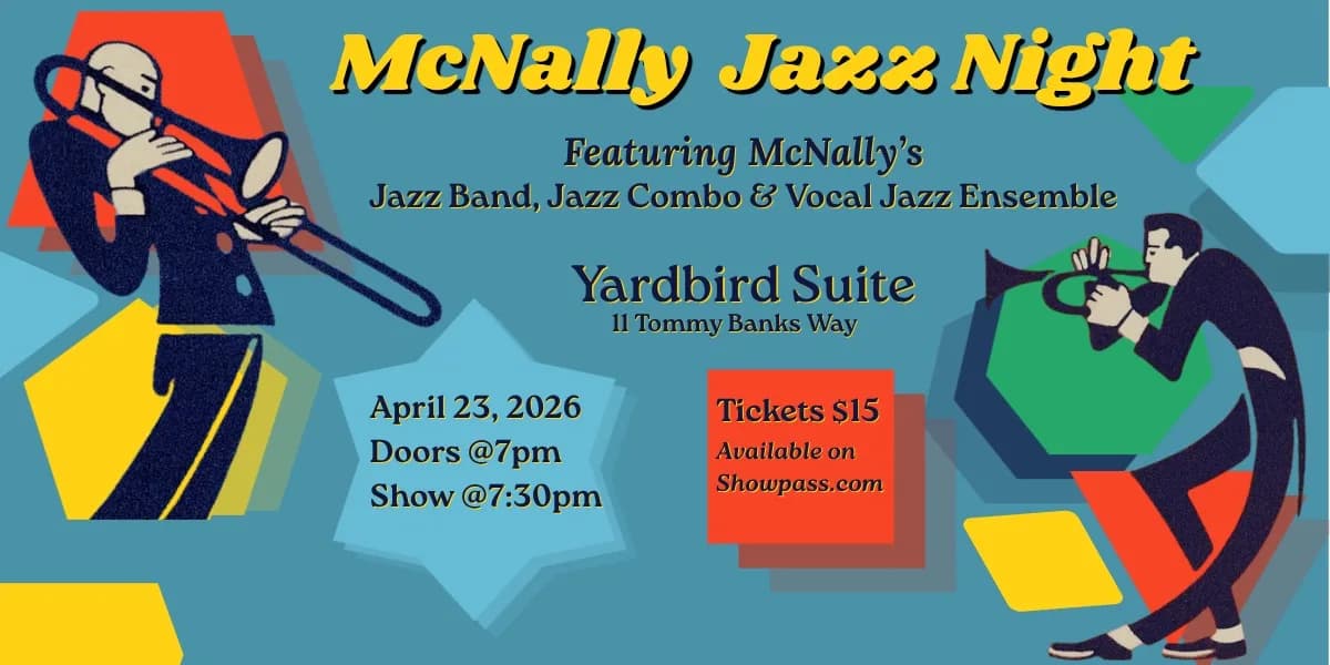 McNally Jazz Night 2026 event poster
