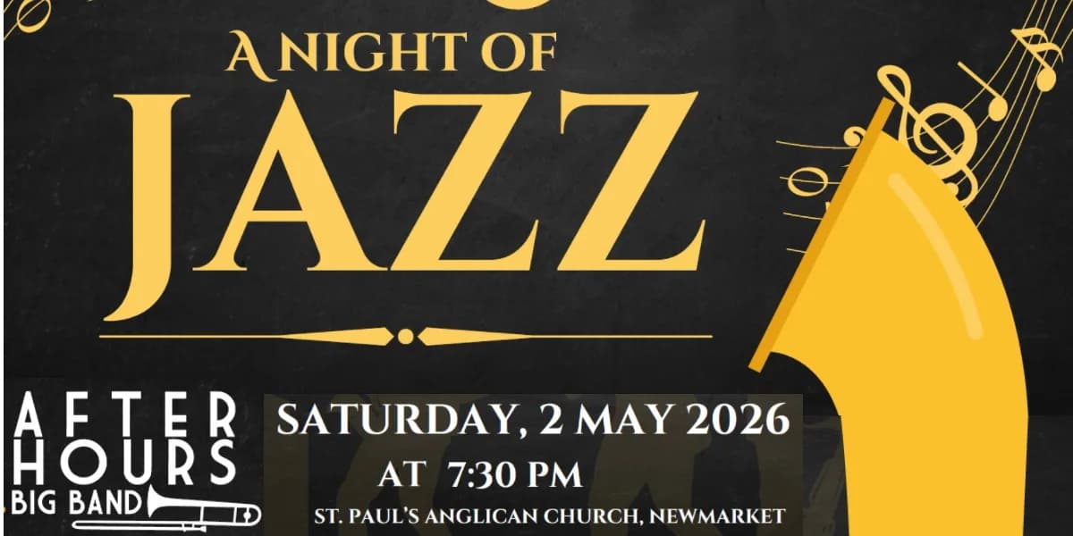 A Night of Jazz event poster