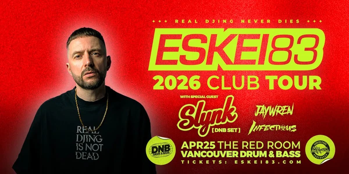 ESKEI83 with SLYNK at SUBculture Saturdays event poster