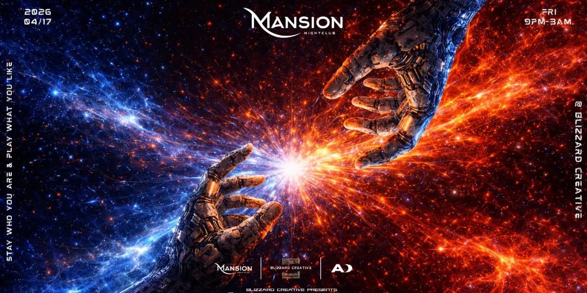 Mansion Nightclub Presents: POWER IN YOUR HANDS ☮️❤️ event poster
