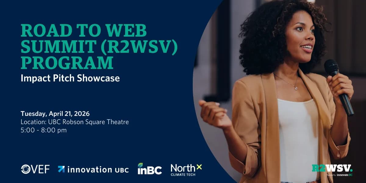 Women in Tech & Impact Pitch Showcase (a R2WSV Event) event poster