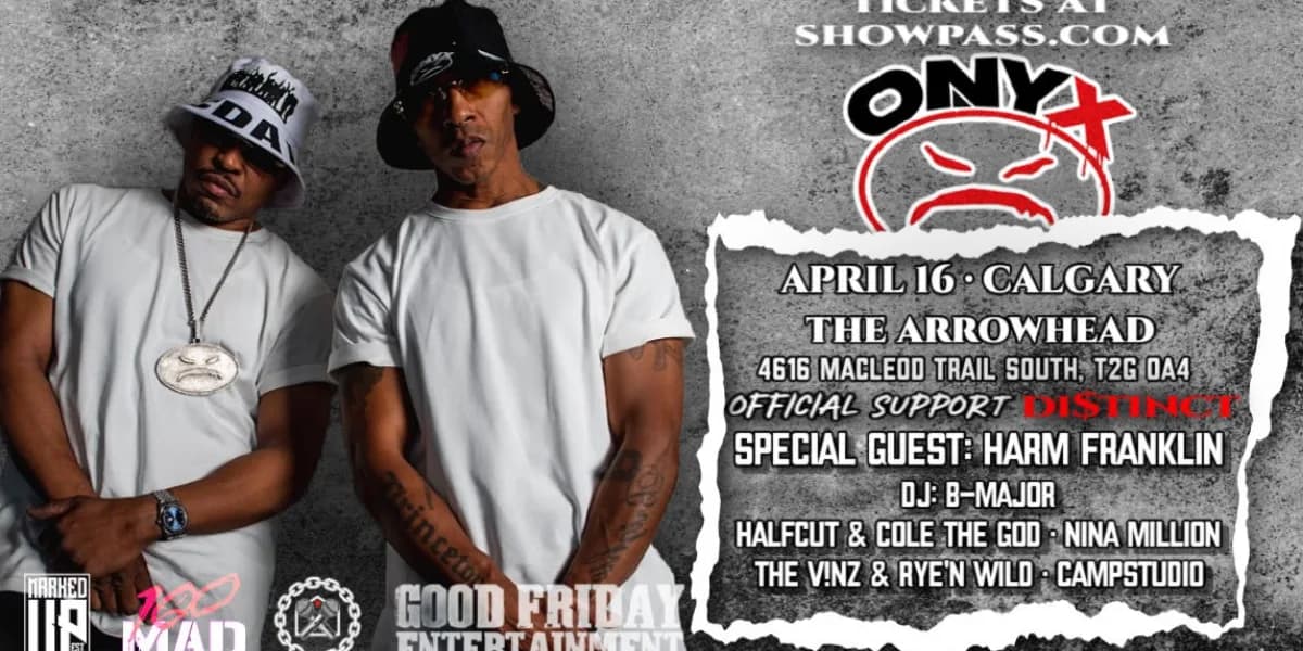 ONYX Live In CALGARY event poster