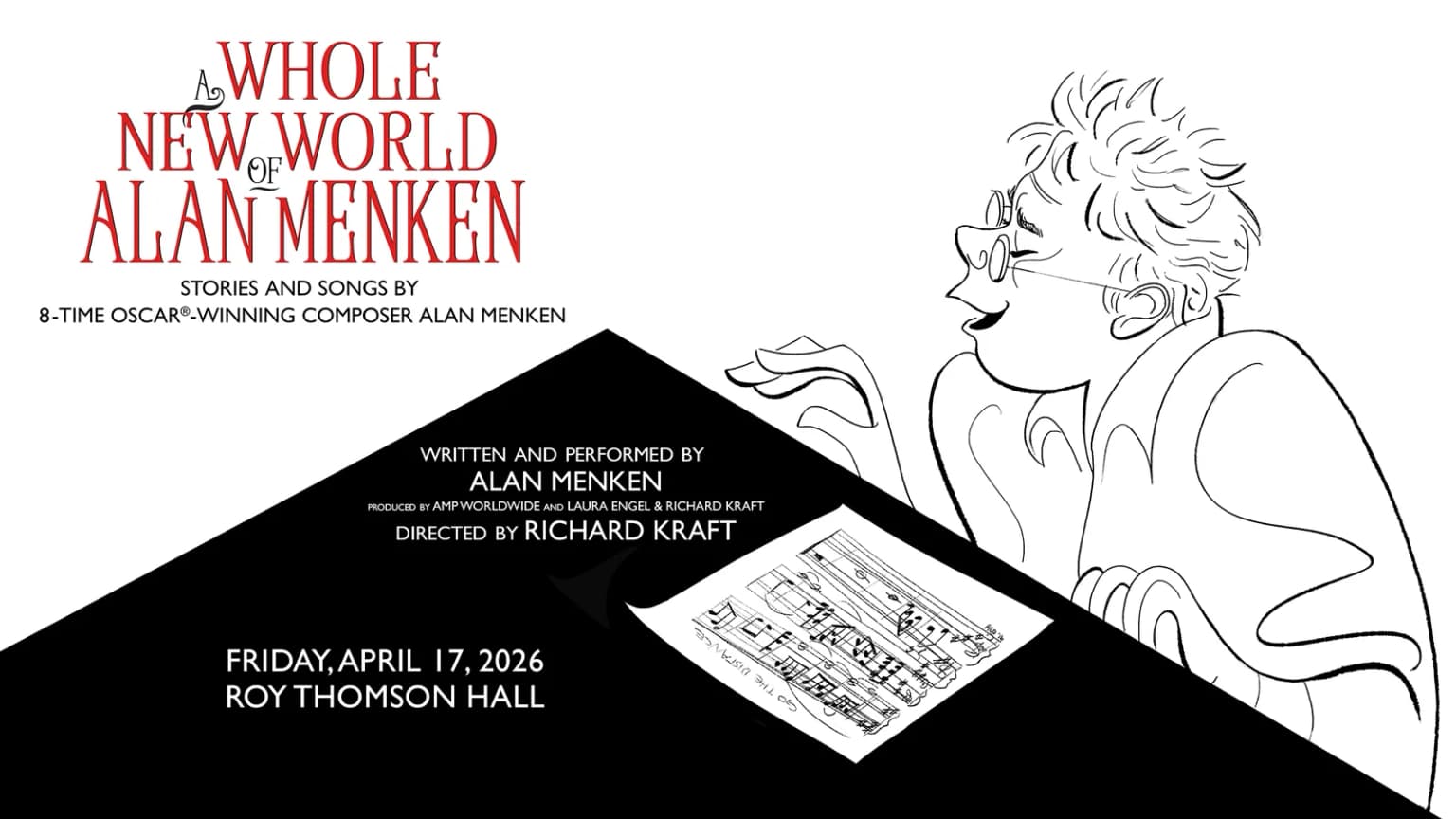 Alan Menken event poster