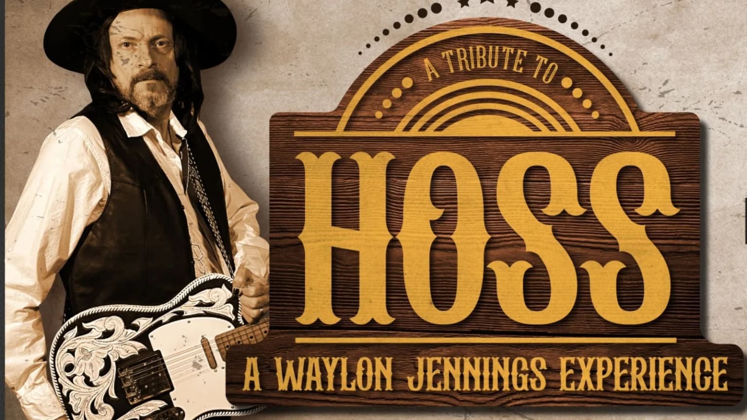 HOSS: A Waylon Jennings Experience event poster