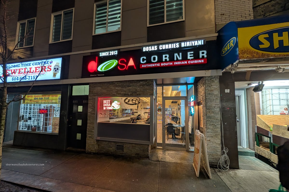 Dosa Corner — best indian restaurants in Vancouver, Spring 2026