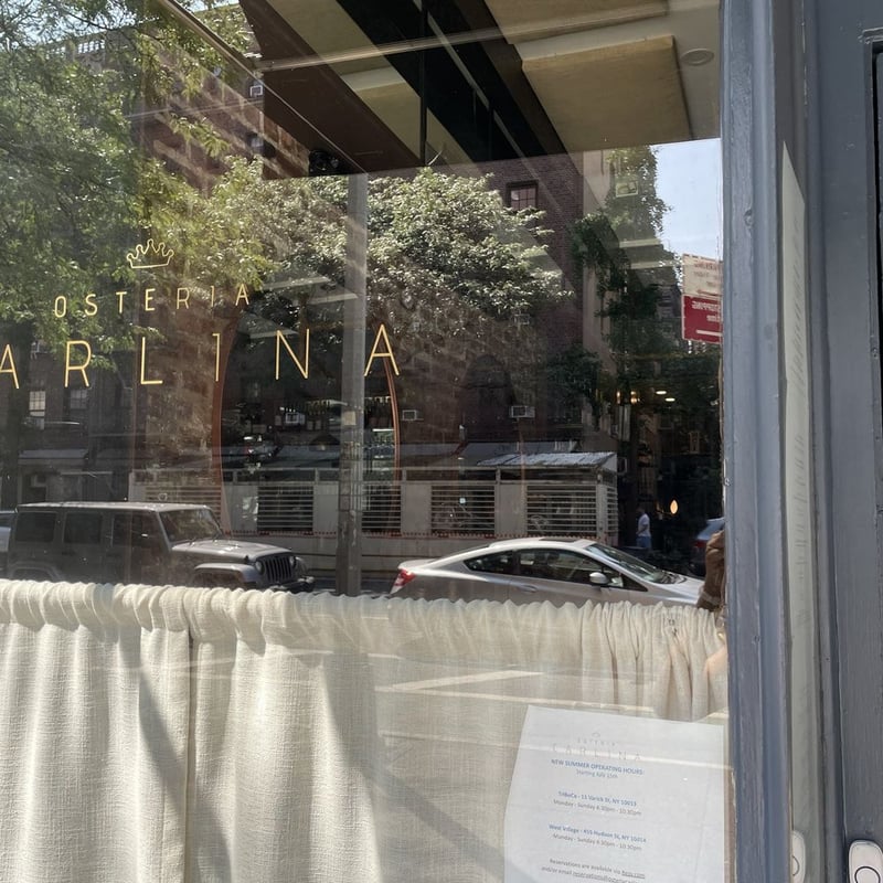 Osteria Carlina West Village — best italian restaurants in New York, Summer 2026