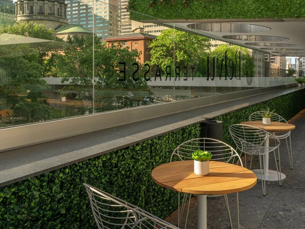 Terrasse Belvu food