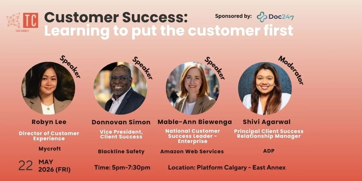 Customer Success: Learning to put the customer first event poster