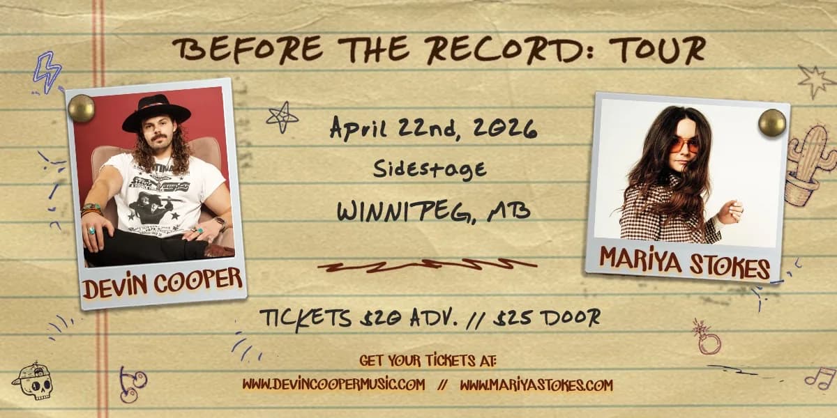 Devin Cooper & Mariya Stokes | Live at Sidestage event poster