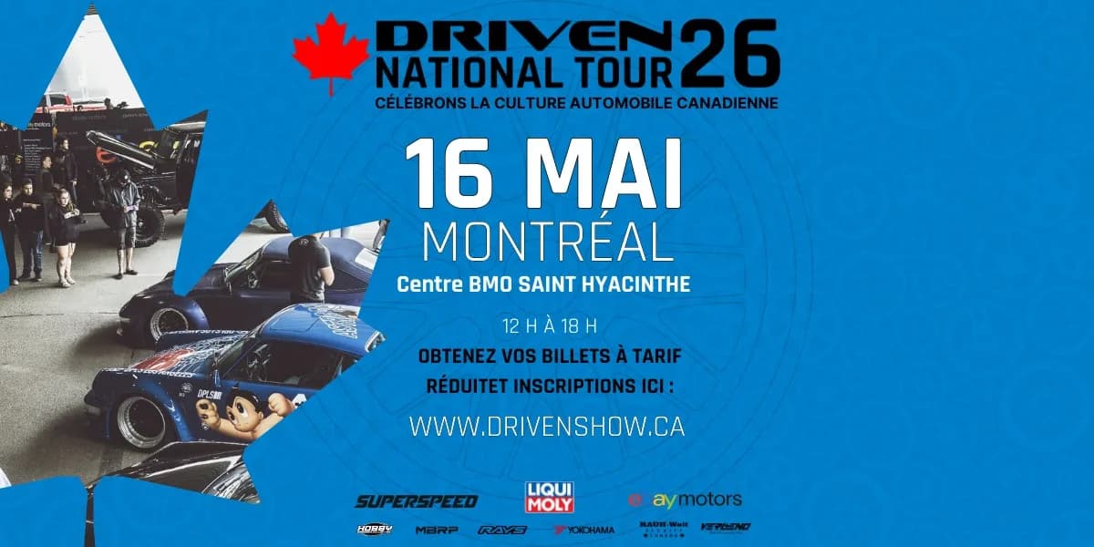DRIVEN Montréal event poster