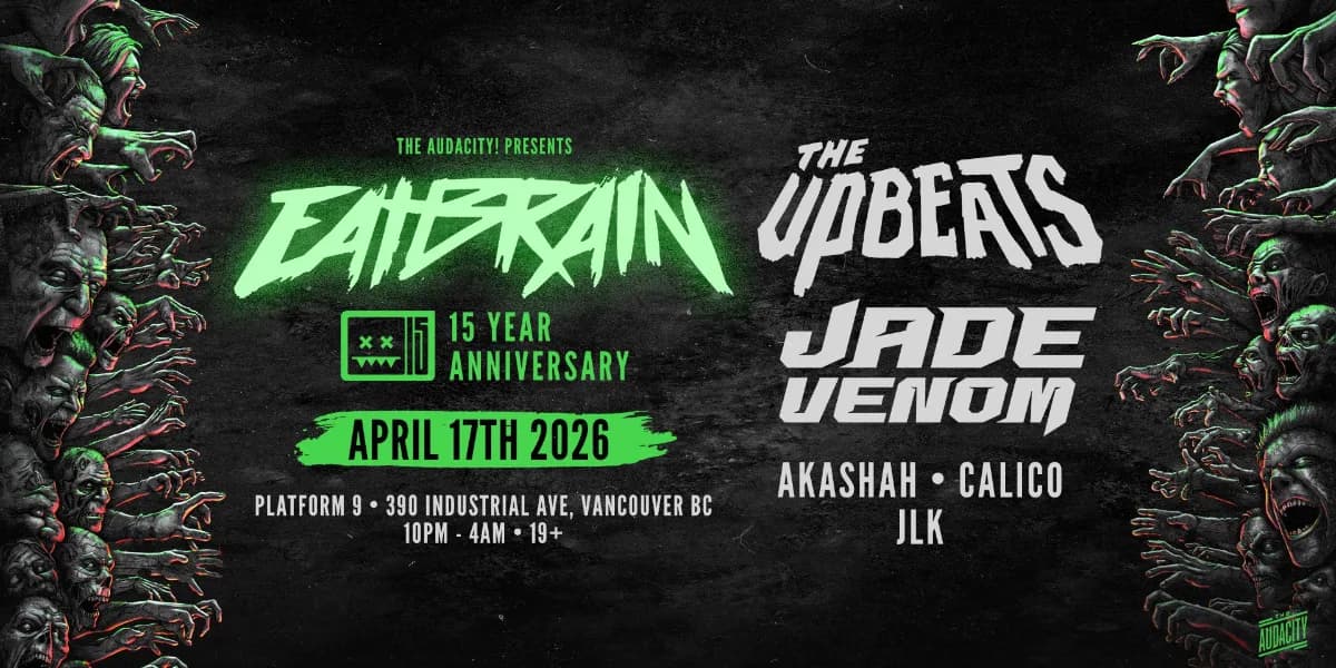The Audacity! Presents The Upbeats & Jade Venom event poster