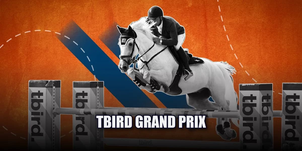 $10,000 1.40m tbird Grand Prix event poster