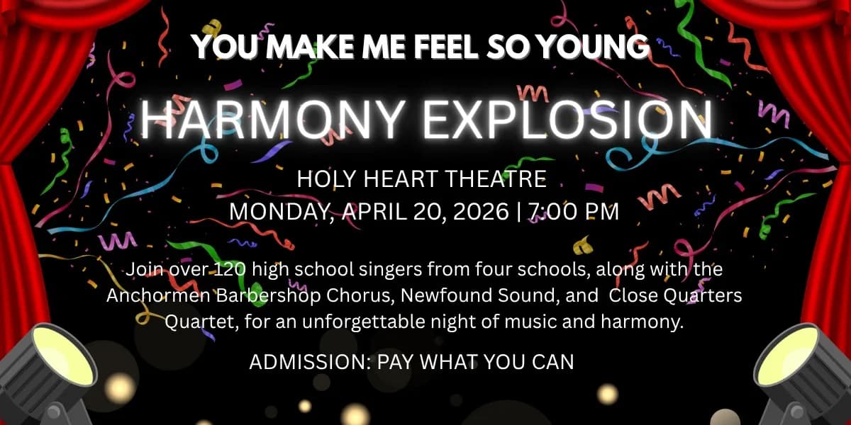 You make me feel so Young Harmony Explosion event poster