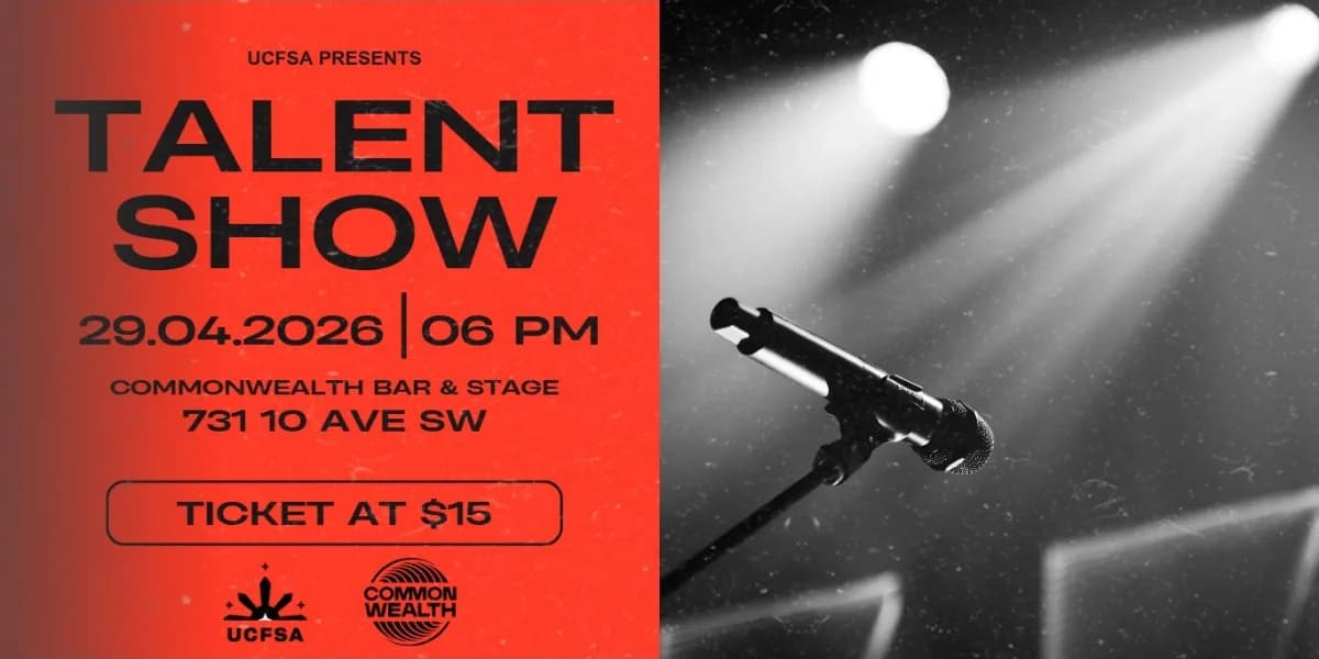 UCFSA Talent Show event poster