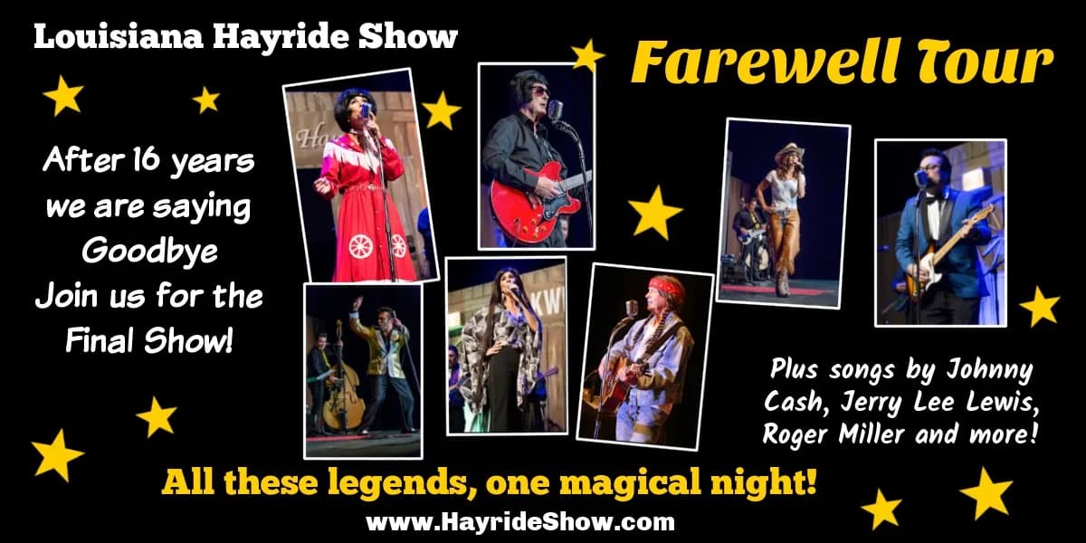 Louisiana Hayride Farewell Tour event poster