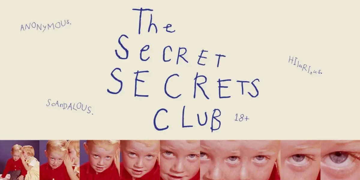 Secret Secrets Club event poster