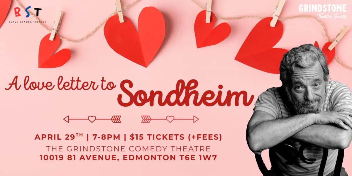 A Love Letter to Sondheim event poster