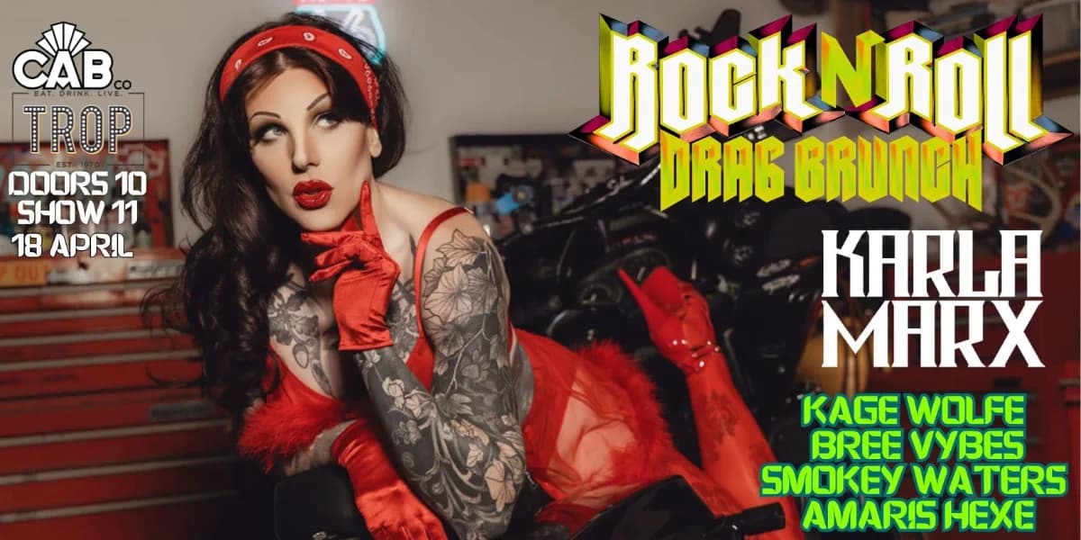 Rock n' Roll Drag Brunch at The Trop! event poster