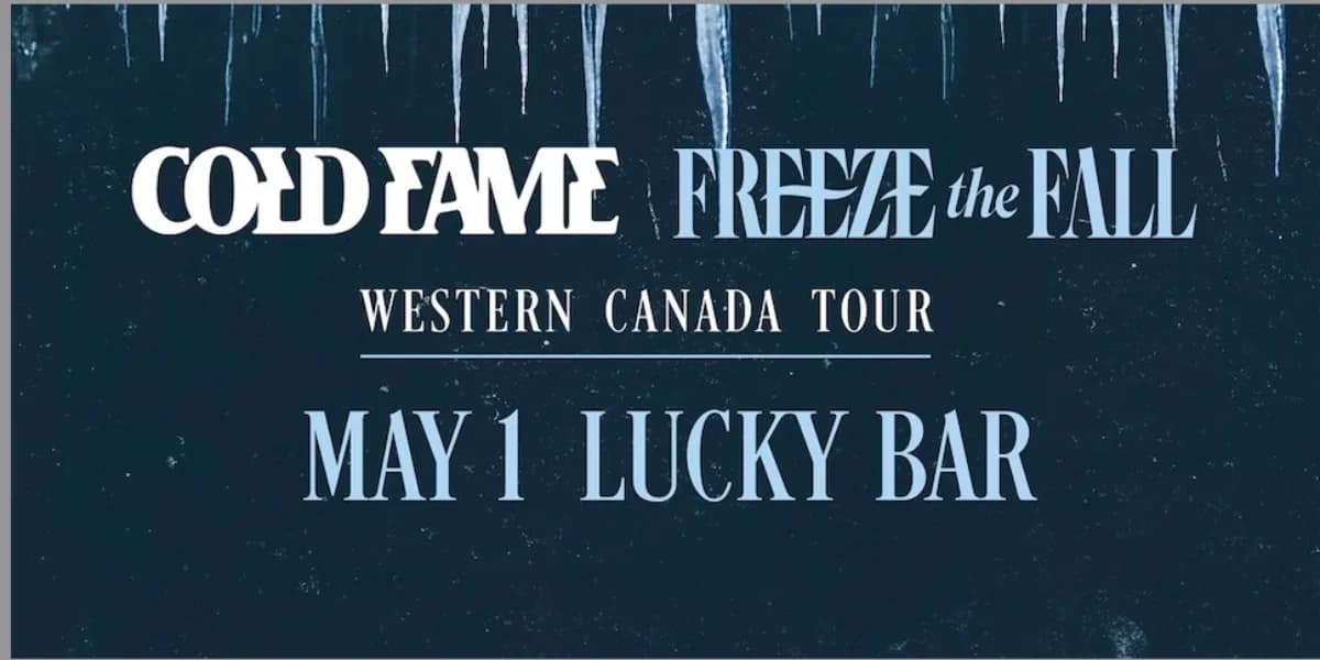 Cold Fame plus guests event poster