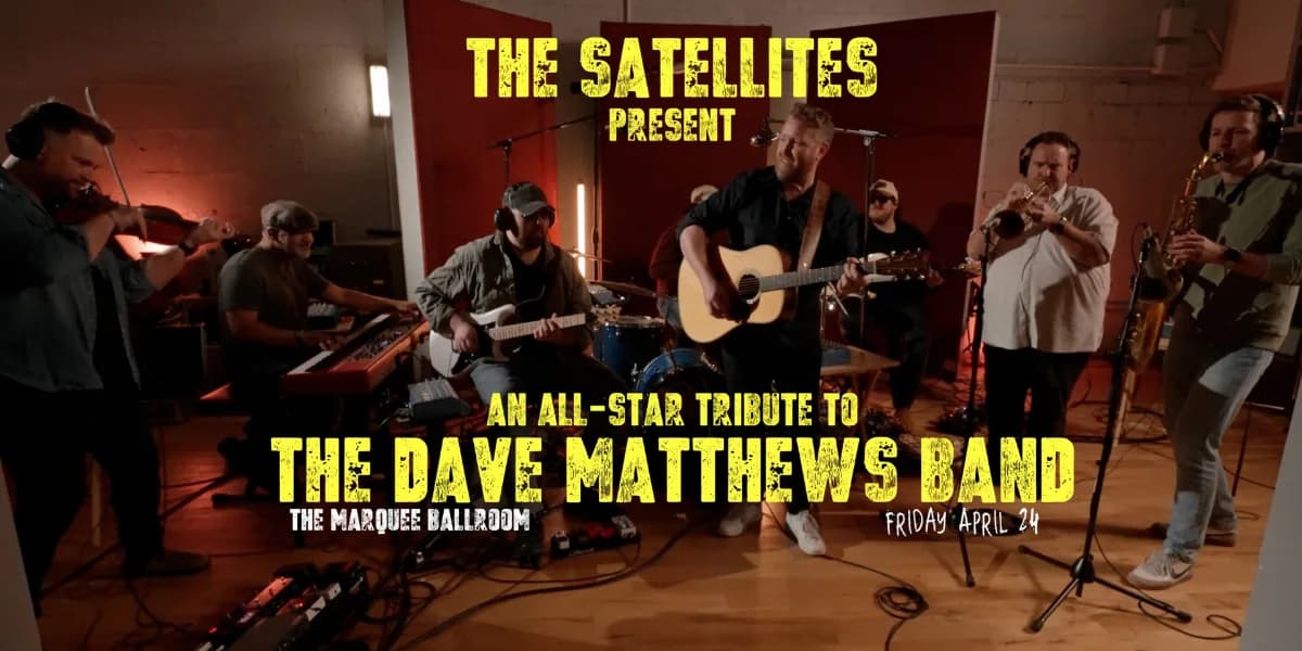 THE SATELLITES PRESENT: Dave Matthews Band Tribute event poster