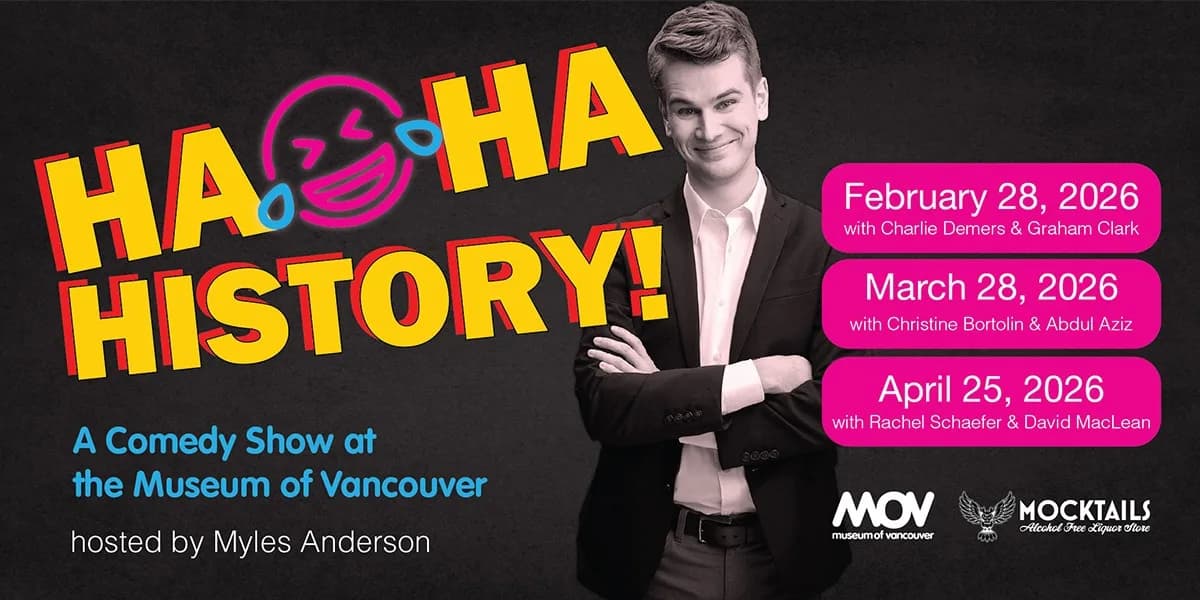 Haha, History! event poster
