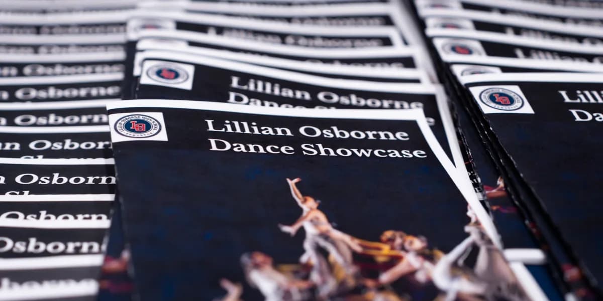 Lillian Osborne Dance Showcase event poster