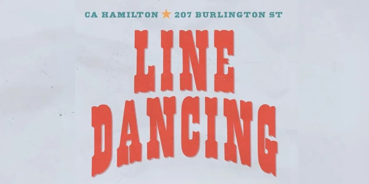 Line Dancing in the Beerhall (Saturday, May 2nd) event poster