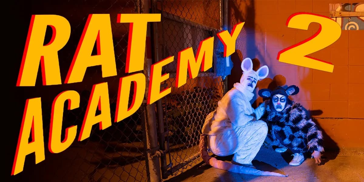 Rat Academy 2: Gnaw & Order event poster