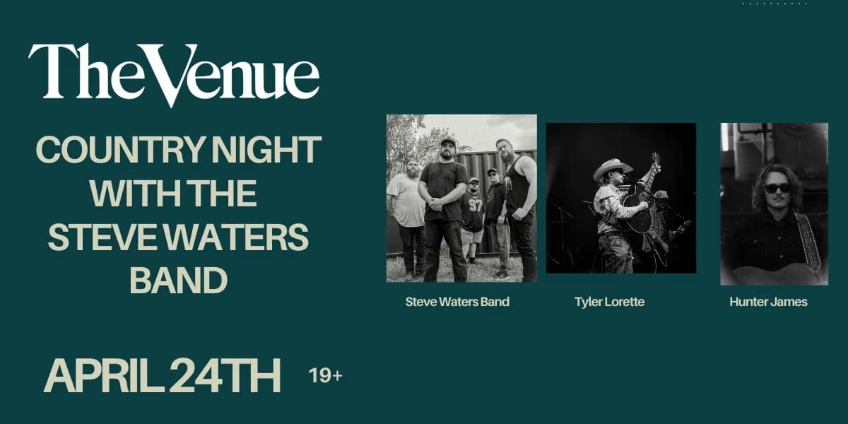 Country Night With Steve Waters Band event poster