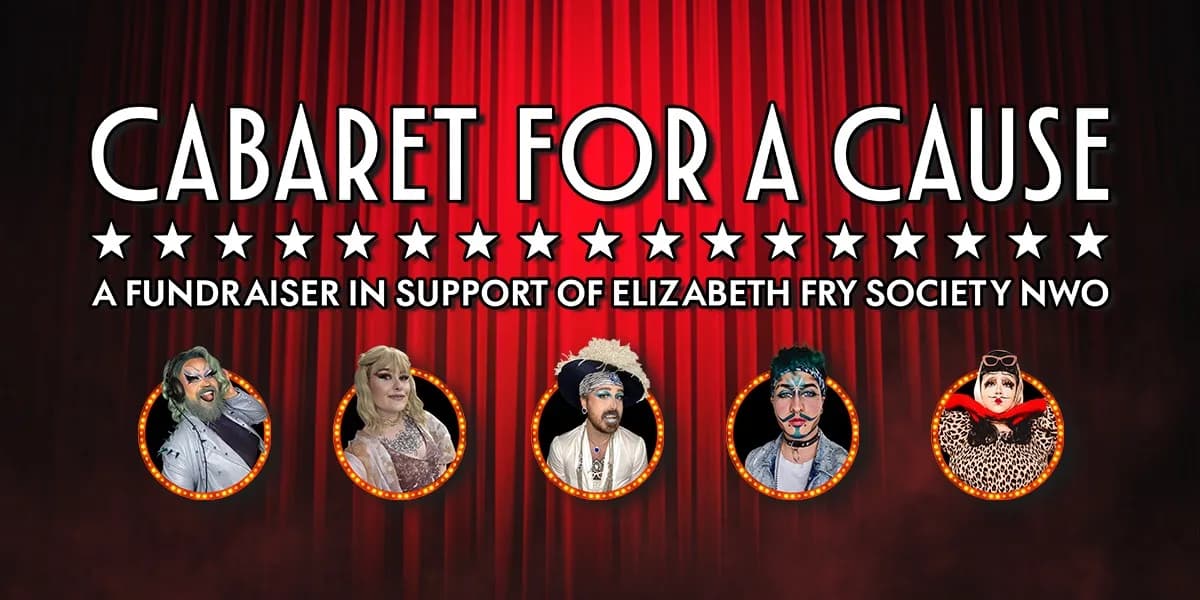 Cabaret For A Cause event poster